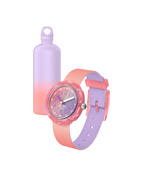 Relógio Flik Flak de criança rosa SIGG