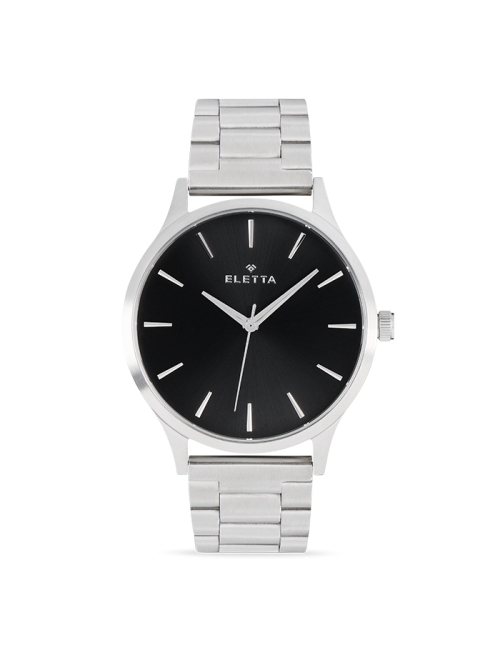 Relógio Homem New Classic XL Brushed Steel & Black