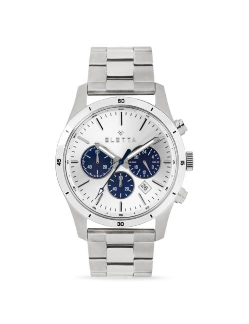 Relógio Homem Active Silver & Blue
