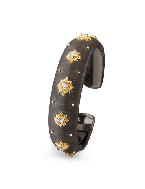 Pulseira Ouro Amarelo E Diamantes