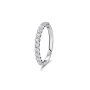 Anel Daniela Ouro Branco 13 Diamantes
