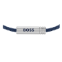 Pulseira Homem Pele e Aço Ares Air imagem 3