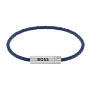 Pulseira Homem Pele e Aço Ares Air imagem 1