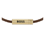 Pulseira Homem Pele e Aço Ares Air imagem 3