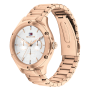 Relógio MULTIFUNÇÕES AÇO IP DOURADO ROSA