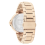 Relógio Mulher Aço Dourado Rosa