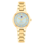 Relógio Mulher Aço IP Dourado