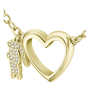 Colar Mulher Aço Dourado Love My Croc