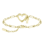 Pulseira Mulher Aço Dourado Love My Croc