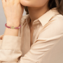 Pulseira Mulher Pedras Rosa Matchpoint