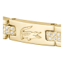 Pulseira Mulher Aço Dourado Metropole