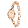 Relógio Senhora Dourado Rosa