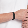 Pulseira Homem Malha Aço Preto