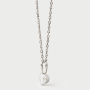 Pendente Grace Mini Ouro Branco Diamantes