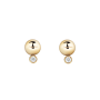 Set Brincos Senhora dourados