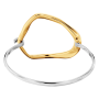 Pulseira Senhora em Aço e Dourado