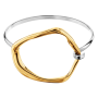 Pulseira Senhora em Aço e Dourado