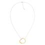 Colar Senhora em Aço e Dourado