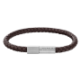 Pulseira Homem em Pele Castanha