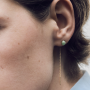 Brincos Green Aventurine Lyra