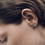 Brincos Green Aventurine Lyra