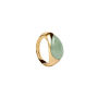 Anel Green Aventurine Luna Stamp