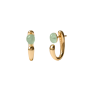 Brincos Green Aventurine Nova