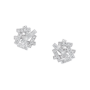 Brincos Threads Ouro Branco e Diamantes
