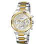 Relógio Feminino Equality Dourado Bicolor
