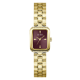 Relógio Feminino Isla Dourado e Bordeaux