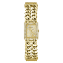 Relógio Feminino Micro Mod Dourado com Brilhantes