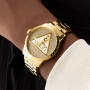 Relógio Masculino Badge Dourado