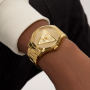 Relógio Masculino Badge Dourado