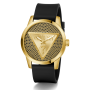 Relógio Masculino Badge Dourado