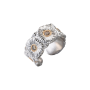 Anel Blossoms Eternelle Prata e Vermeil com Diamantes