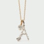Pendente Grace Mini Ouro Diamantes