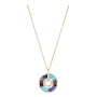 Colar Possession Ouro Rosa, Diamantes E Pedras Preciosas