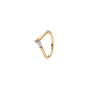 Anel Baguette Tiara