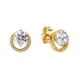 Brincos Sparkling Round