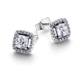 Brincos Timeless Zircónia Quadrada