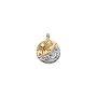 Conta Medalhão Grande Sol e Lua