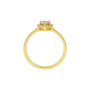 Anel Drop Ouro Amarelo e Diamantes