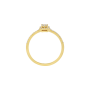 Anel Épure Radiant Modelo Pequeno Ouro Amarelo e Diamantes