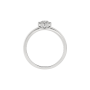 Anel Épure Fleur Ouro Branco e Diamantes