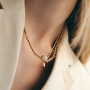 Colar Love Is In The Air Large em Ouro Amarelo Com Diamantes