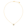 Colar Épure Halo Ouro Branco e Diamantes