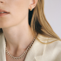 Colar Links Ouro Rosa E Diamantes