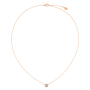 Colar Épure Hexa Modelo Pequeno Ouro Rosa e Diamantes