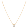 Colar Pendente Ouro Amarelo E Diamante Pera