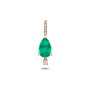 Pendente Fizz Ouro Rosa, Esmeralda E Diamantes